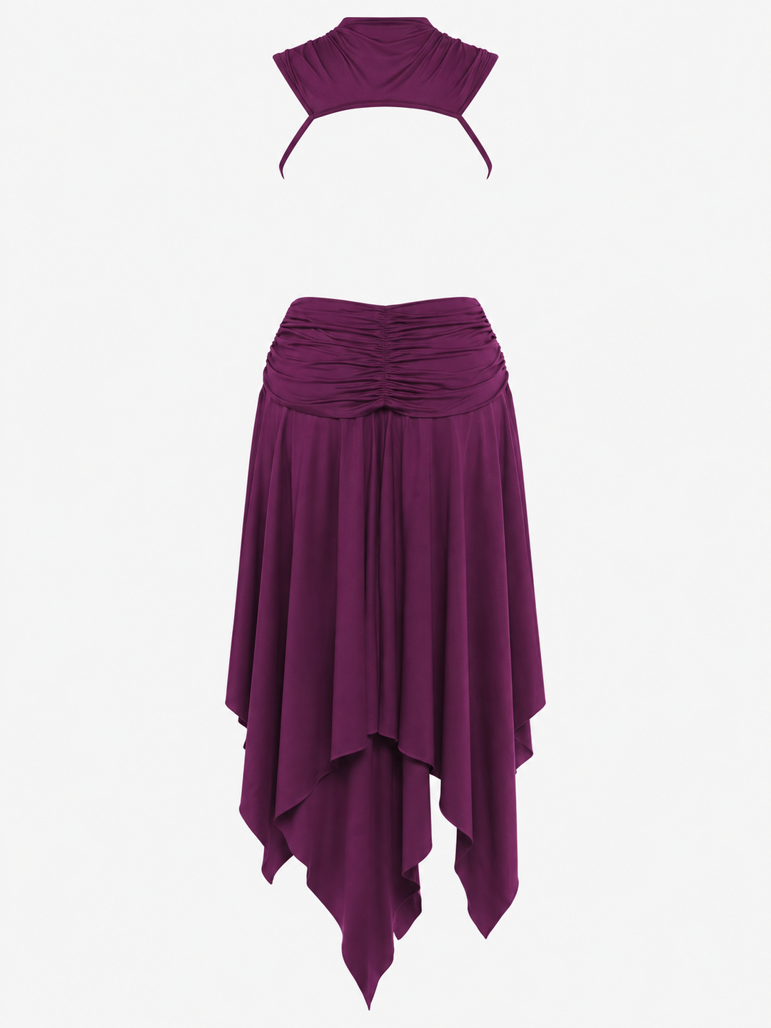Maëlle Asymmetric Backless Dress