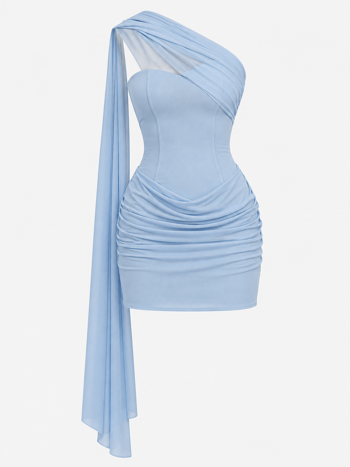 Muse One-Shoulder Mini Dress