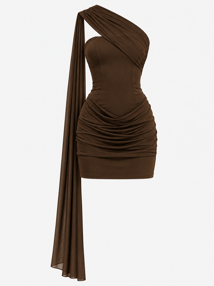 Muse One-Shoulder Mini Dress