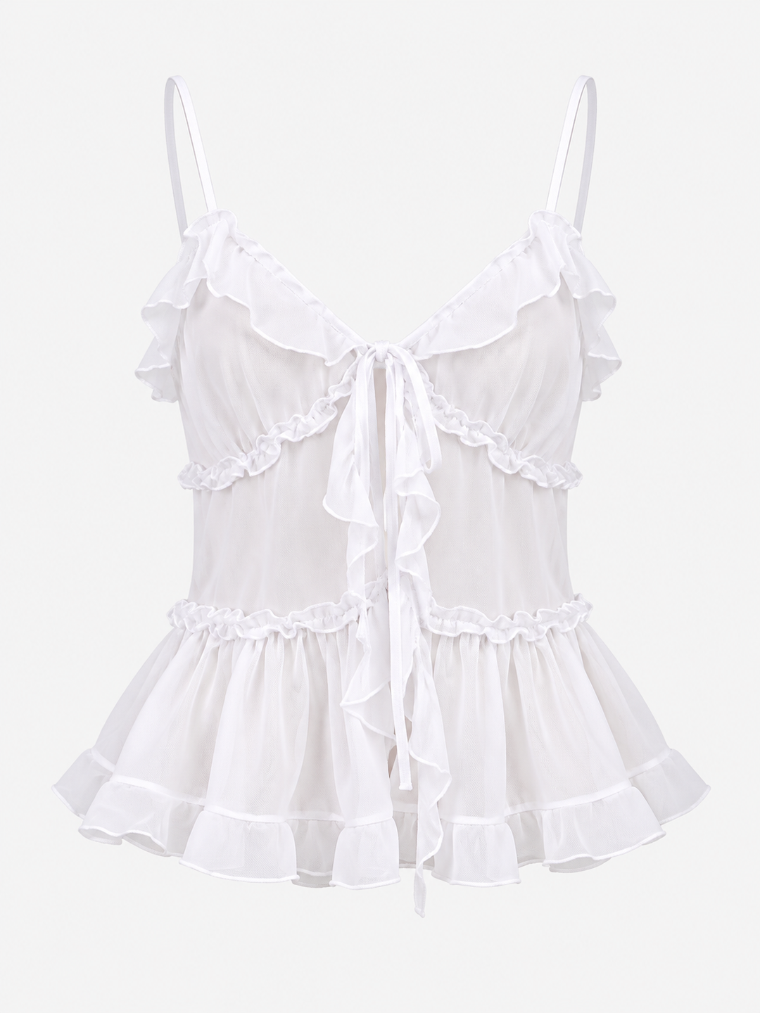 Juliette Ruffle Chiffon Top