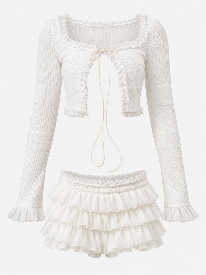 Léonie Ruffle Mini Set
