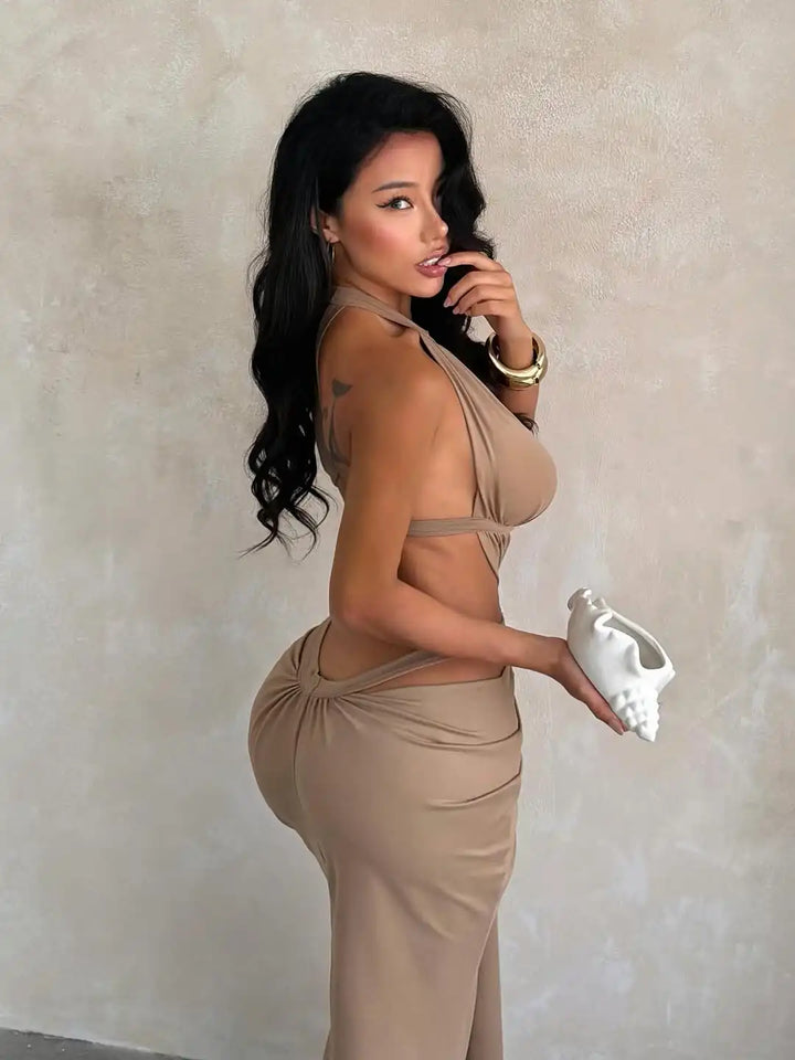 Solène Cut-Out Maxi Dress