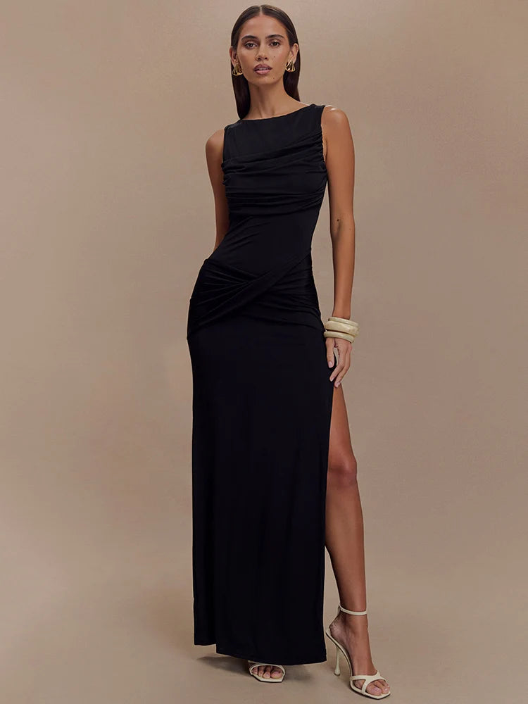 Confidence Drape Gown Dress