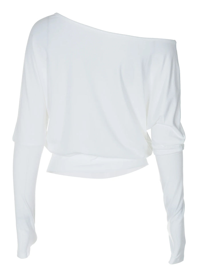 Asymmetry One-Shoulder Party Top