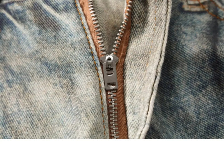 American Style Streetwear Distressed Jeans