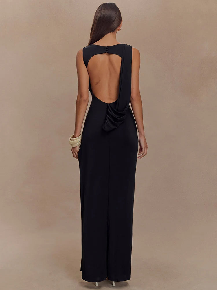 Confidence Drape Gown Dress