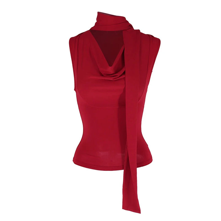 Camille Draped Halter Top