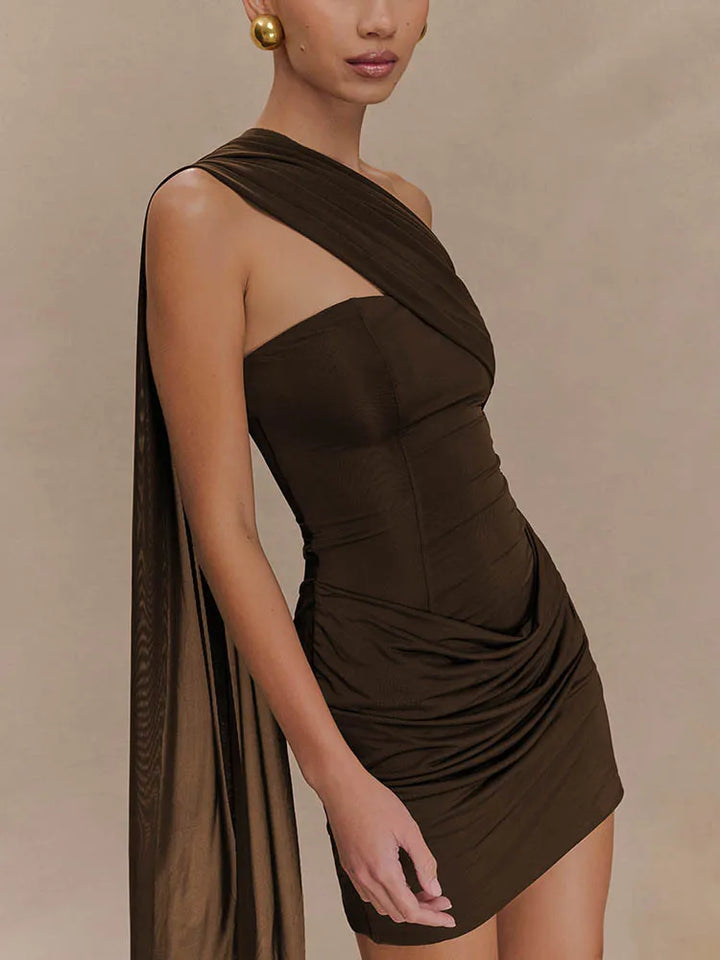 Muse One-Shoulder Mini Dress