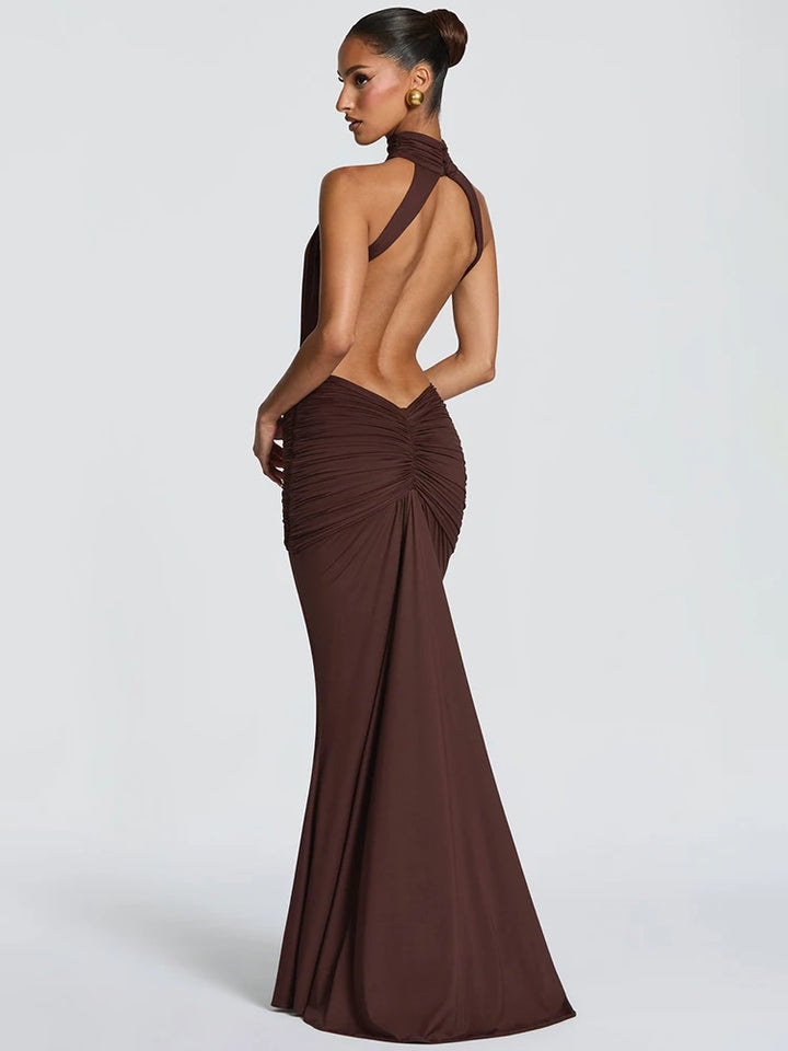 Sienne Draped Maxi Dress
