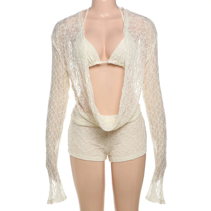 Amara Lace Three-Piece Set