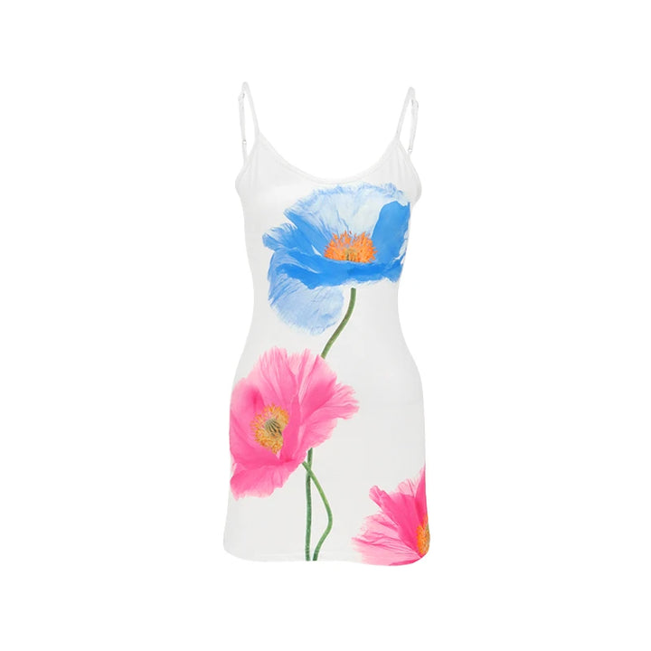 Sexy Mini Floral Summer Dress