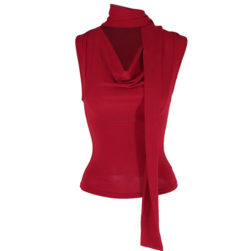Camille Draped Halter Top