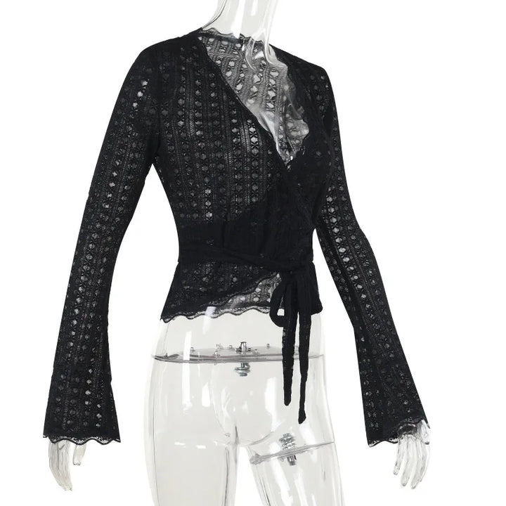 Lace Me Up Long Sleeve Tee