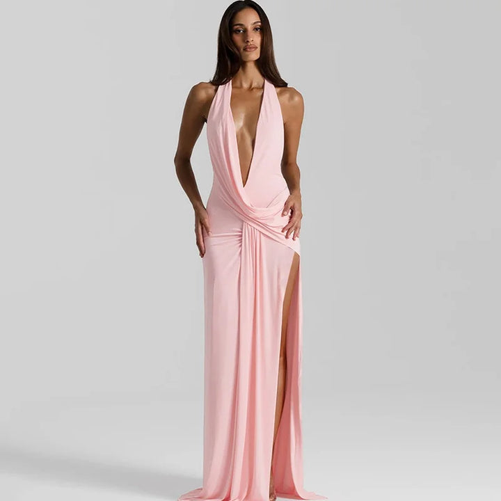 Cléa Draped Maxi Dress