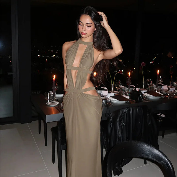 Solène Cut-Out Maxi Dress