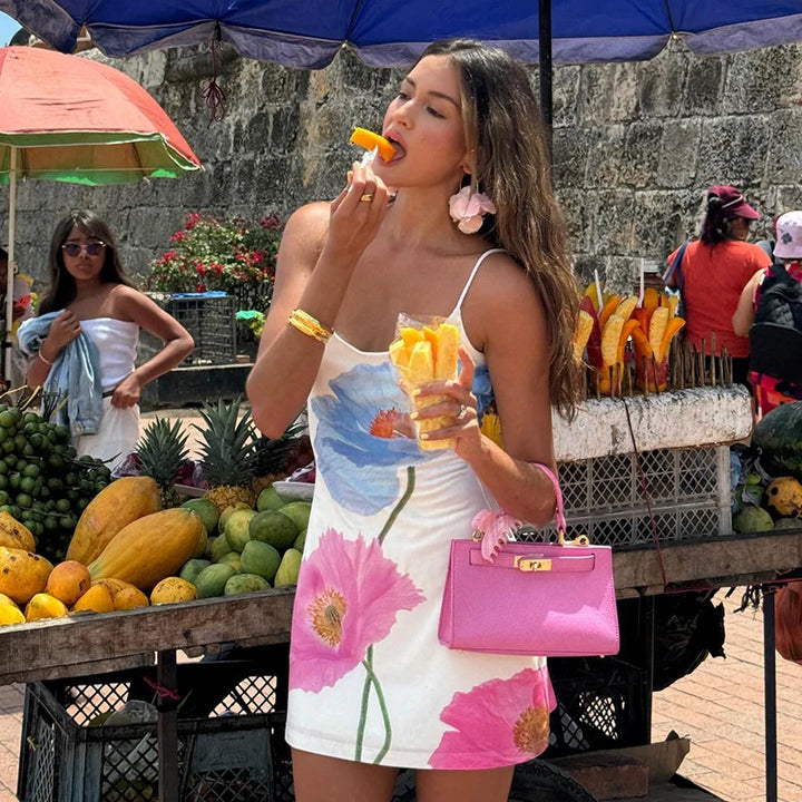 Sexy Mini Floral Summer Dress