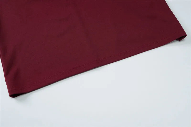 Strapless Backless Burgundy Maxi Dress