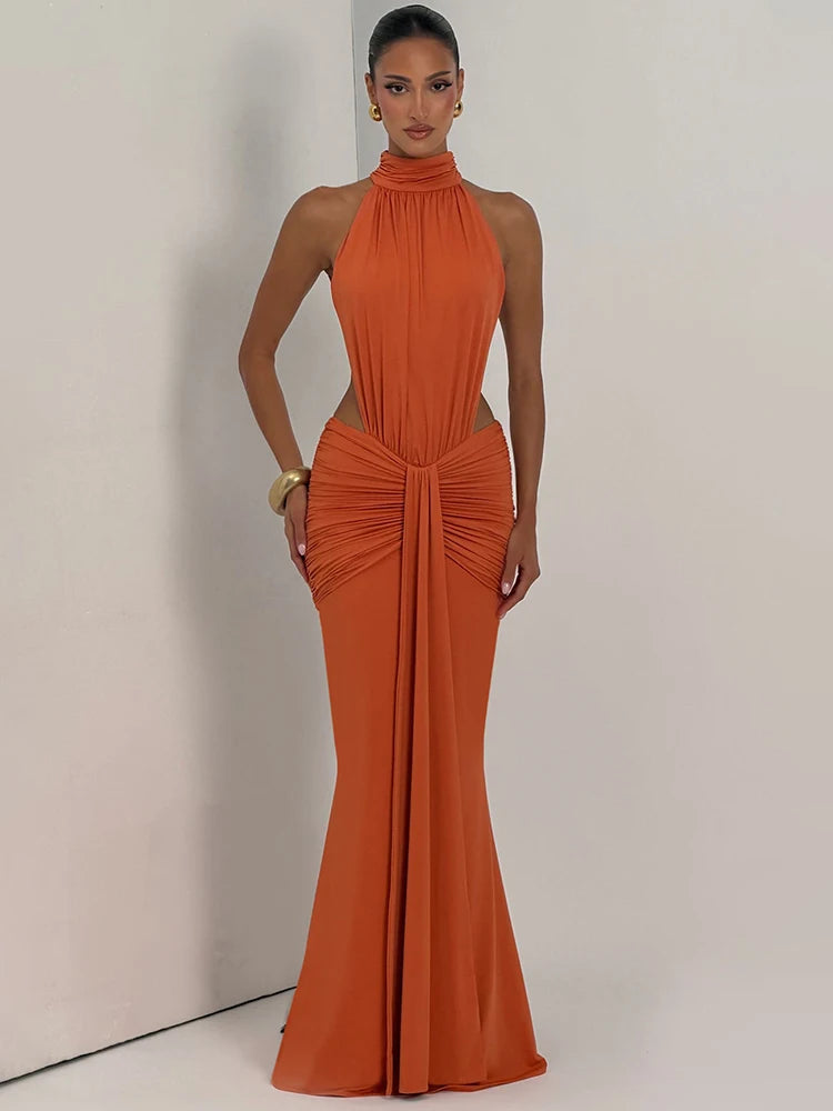 Sienne Draped Maxi Dress