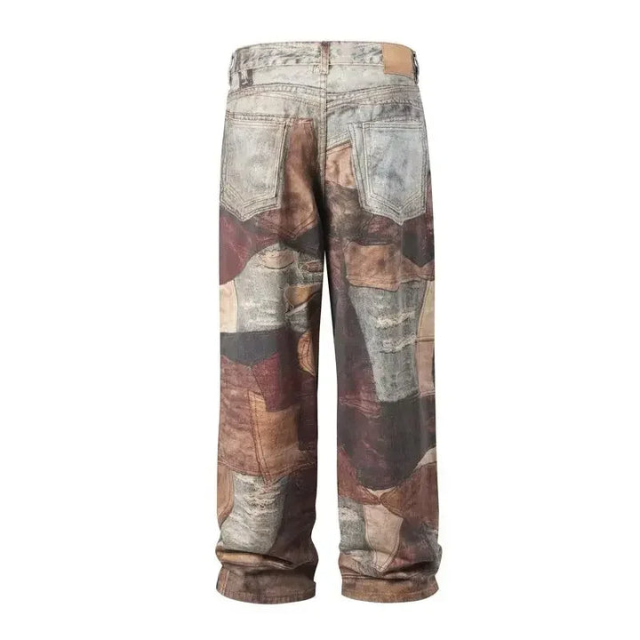 American Style Streetwear Distressed Jeans
