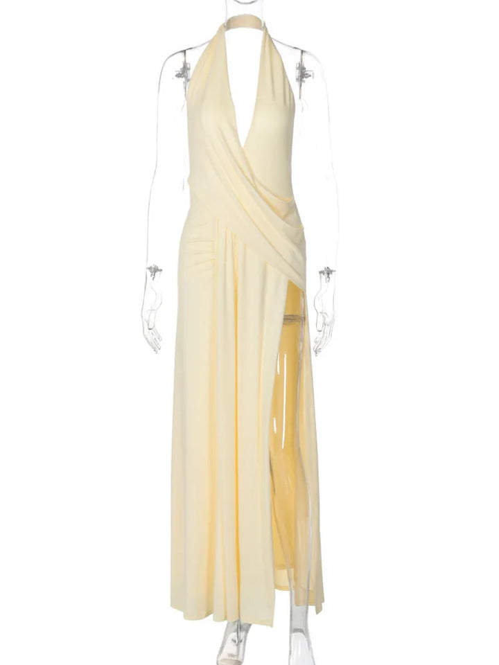 Cléa Draped Maxi Dress