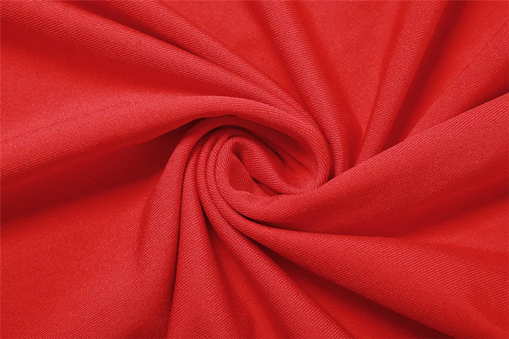 Elegant Red Cut Out Maxi Dress