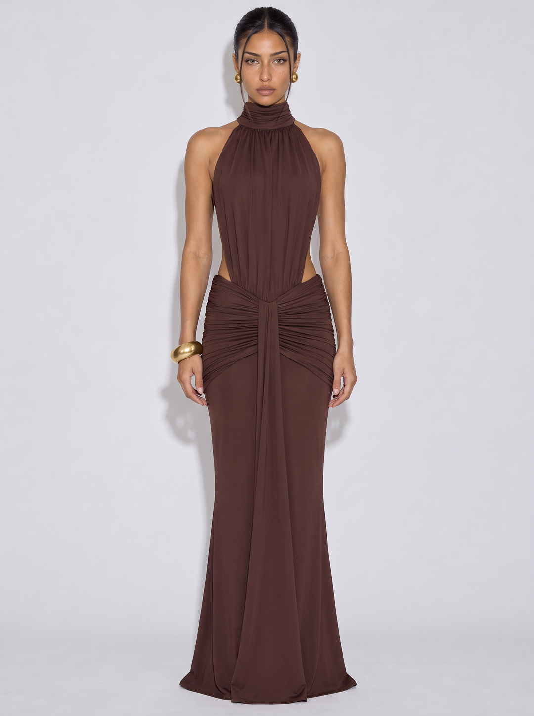 Sienne Draped Maxi Dress